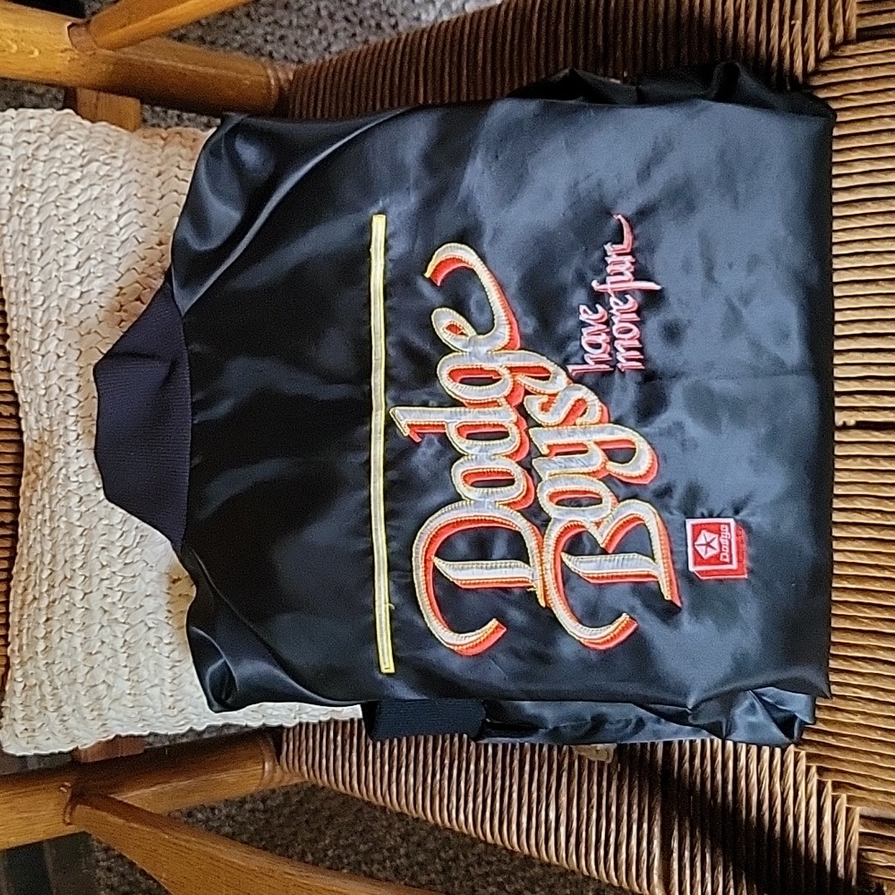 Vintage Dodge Boys satin jacket, size L